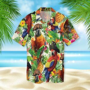 Pirate Parrot Hawaiian Shirt For Men Women  - Thelegend59