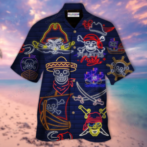 Pirates Party Hawaiian Shirt For Men Women  - Thelegend59