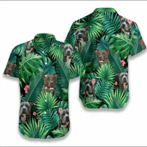 Pitbull Tropical Hawaiian Shirt  - Thelegend59