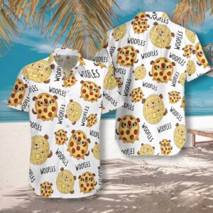 Pizza Cake Woofles Aloha Hawaiian Shirt For Men Women  - Thelegend59
