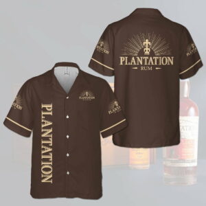 Plantation Rum All Over Print 3D Aloha Summer Beach Hawaiian Shirt  - Thelegend59