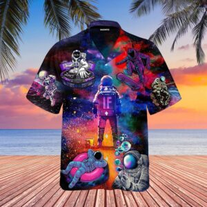 Play Something Funny Of Astronaunt On The Space Hawaiian Shirt For Men Women  - Thelegend59