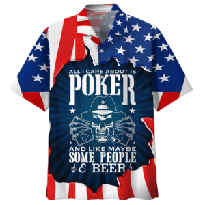 Poker Colorful Nice Design Unisex Hawaiian Shirt  - Thelegend59