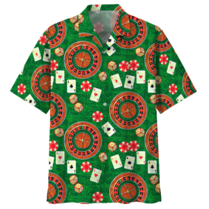 Poker Green Nice Design Unisex Hawaiian Shirt  - Thelegend59