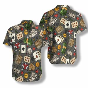 Poker Seamless Pattern Hawaiian Shirt  - Thelegend59