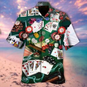 Poker Take The Risk Of Loose Hawaiian Shirt For Men Women  - Thelegend59