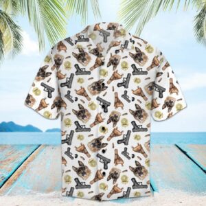 Police White Amazing Design Hawaiian Shirt For Men Women  - Thelegend59