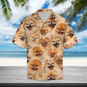 Pomeranian Hawaiian Shirt For Men Women  - Thelegend59