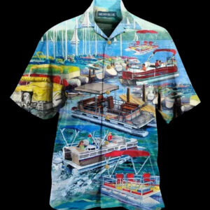 Pontoon Captain Like A Regular Captain Only Cooler Multicolor Amazing Design Hawaiian Shirt For Men Women  - Thelegend59