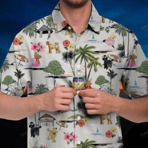 Poodle Hawaiian Shirt Hawaii Beach Retro  - Thelegend59