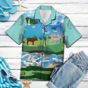 Portrait Of Alaska Multicolor Amazing Design Hawaiian Shirt For Men Women  - Thelegend59