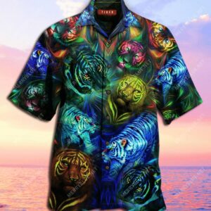 Powerful Tiger Unisex Hawaiian Shirt  - Thelegend59