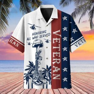 Premium U.S Multiple Service Veteran Hawaiian Shirt - For Men And Women - Kids  - Thelegend59