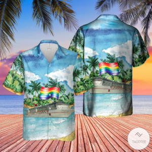 Pride Hawaiian Shirt - Us Cruise Happy Pride Month Lgbtq Hawaiian Shirts - For Men And Women - Kids  - Thelegend59