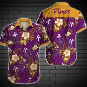 Prince Hawaiian Ii Graphic Print Short Sleeve  - Thelegend59