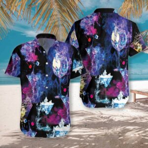 Proud Bartender Cocktails Colorful Ashestropical Unisex Hawaiian Aloha Hawaiian Shirtss  - Thelegend59