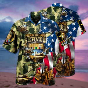 Proud To Have Served Operation Desert Storm Hawaiian Aloha Hawaiian Shirtss  - Thelegend59