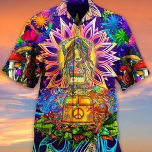 Psychedelic Art Multicolor Nice Design Hawaiian Shirt  - Thelegend59