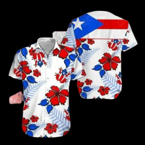 Puerto Rico Coqui Hibiscus Colorful Unique Hawaiian Shirt For Men Women  - Thelegend59