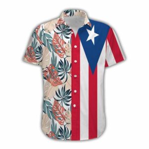 Puerto Rico Tropical Hawaiian Aloha Hawaiian Shirtss  - Thelegend59
