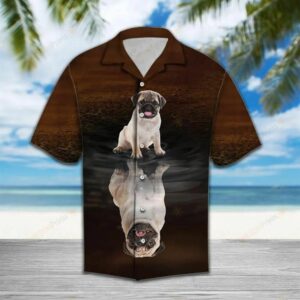 Pug Brown Unique Design Hawaiian Shirt For Men Women  - Thelegend59