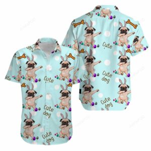 Pug Dab Funny Hawaiian Shirt For Men Women  - Thelegend59