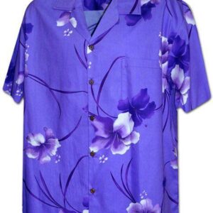 Purple Flowers Hawaiian Shirt  - Thelegend59