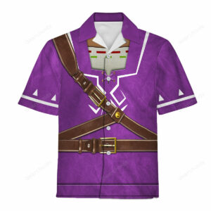 Purple Link Attire Hawaiian Shirt - For Men And Women - Kids  - Thelegend59