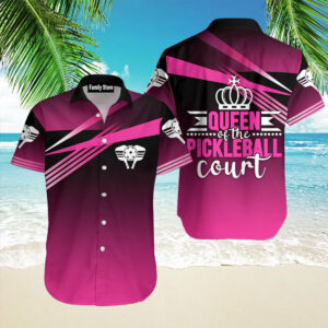 Queen Of The Pickleball Court Aloha Hawaiian Shirts Pn303034Lb - For Men And Women - Kids  - Thelegend59