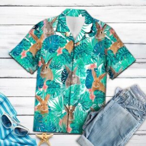 Rabbit Hawaiian Shirt For Men Women  - Thelegend59