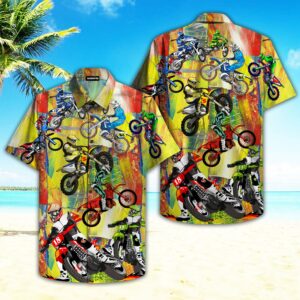 Racing Motocross Lover Hawaiian Shirt For Men Women  - Thelegend59