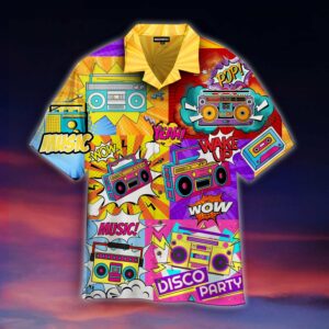 Radio Music Pop Art Hawaiian Shirt For Men Women  - Thelegend59