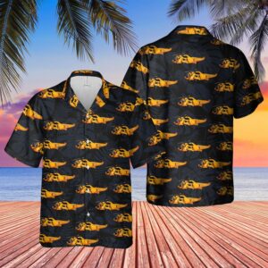 Raf Westland Sea King  Black Awesome Design Unisex Hawaiian Shirt  - Thelegend59