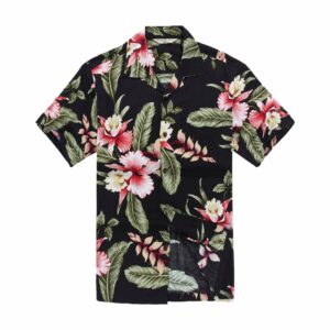 Rafelsia Floral Black Amazing Design Hawaiian Shirt  - Thelegend59