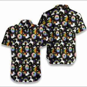 Rainbow Unicorn Hawaiian Shirt  - Thelegend59