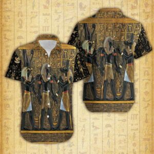 Rameses Anubis Ancient Egypt Hawaiian Aloha Hawaiian Shirts For Men Women  - Thelegend59
