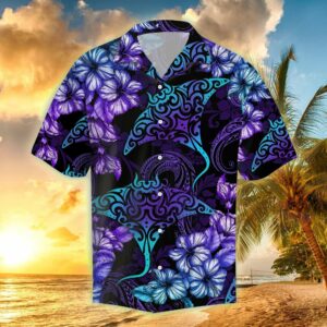 Rays Hibiscus Tropical Hawaiian Shirt For Men Women  - Thelegend59