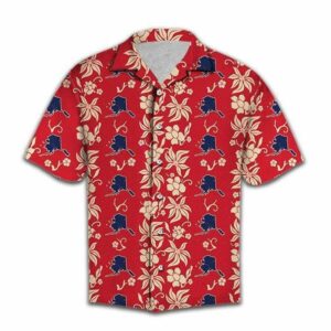 Red Pattern Alaska Lover Hawaiian Aloha Hawaiian Shirtss  - Thelegend59