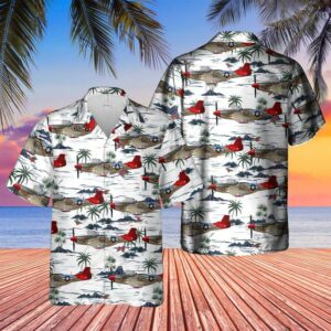 Red Tail Mustang Bunny Hawaiian Shirt For Men Women  - Thelegend59