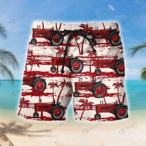 Red Tractor Palm Tree Hawaii  - Thelegend59