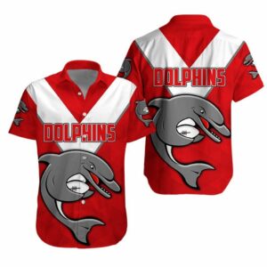 Redcliffe Hawaiian Shirt Dolphins Th5  - Thelegend59