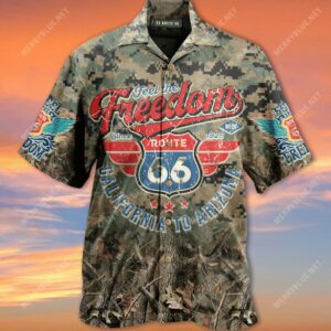 Remember Historic Us 66 Hawaiian Shirt  - Thelegend59