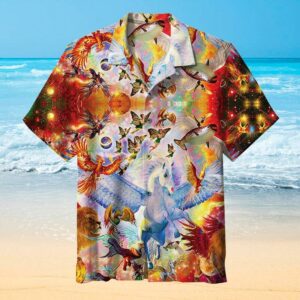 Retro Fantasy Animals Hawaiian Shirt For Men Women  - Thelegend59