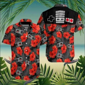 Retro Gamepad Hawaiian Shirt  - Thelegend59