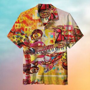 Retro Music Art Hawaiian Shirt For Men Women  - Thelegend59
