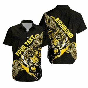 Richmond Hawaiian Shirt Power Tigers Indigenous  - Thelegend59