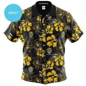 Richmond Tigers Adults Hawaiian Shirt  - Thelegend59