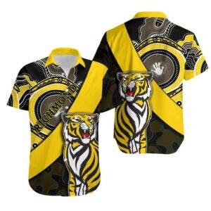Richmond Tigers Hawaiian Shirt Aboriginal Style Th4  - Thelegend59