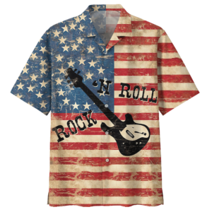 Rock Roll Guitar Hawaiian Shirt Clothing For Men Women  - Thelegend59