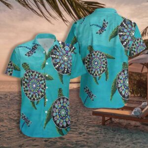 Rock Turtle Hawaiian Shirt For Men Women  - Thelegend59